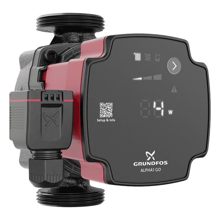 Pompa obiegowa Grundfos ALPHA1 GO 25-40 130 z odnośnikiem 93074186 od marki GRUNDFOS