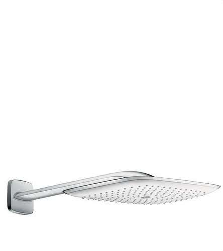 Stały prysznic ścienny z 1 strumieniem Puravida chromowany z odnośnikiem 27437400 od marki HANSGROHE
