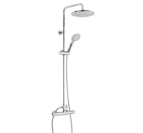 Termostatyczna kolumna prysznicowa OSLO chrom z odnośnikiem CT67110 19 od marki GENEBRE