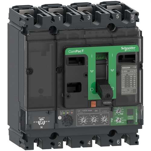 ComPacT NSX160N Circuit Breaker 50kA AC 4P4R 160A Micrologic 4.2 with reference C16N44V160 from the brand SCHNEIDER ELECTRIC