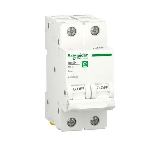 Wyłącznik nadprądowy Resi9 2P 32 A 6000 A 230 V z odnośnikiem R9F12232 od marki SCHNEIDER ELECTRIC