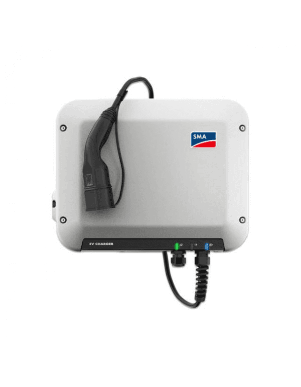 Ładowarka do samochodu elektrycznego trójfazowa 22 kW SMA EV CHARGER 22 Przewód 5 metrów Typ 2 z odnośnikiem EVC22-3AC-10 od marki SMA SOLAR
