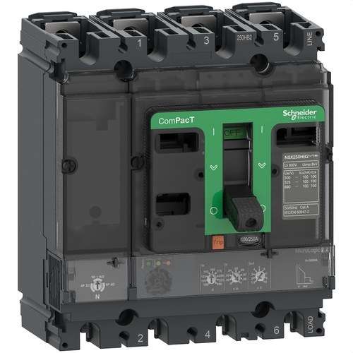 ComPacT NSX160N Circuit Breaker 50kA AC 4P4R 160A Micrologic 2.2 with reference C16N42D160 from the brand SCHNEIDER ELECTRIC