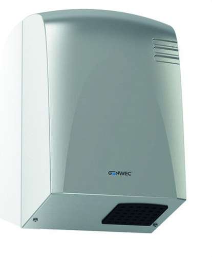 Electronic Sensor Hand Dryer Wecflow Satin Stainless Steel with reference GW01 14 04 01 from the brand GENWEC
