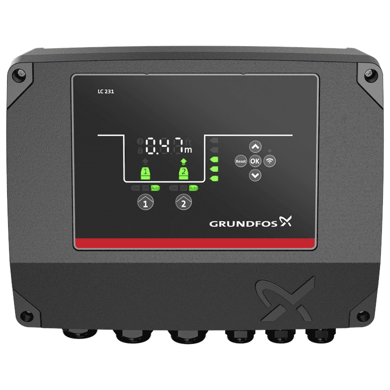 Grundfos Pump Controller LC 231 2X 1-9 DOL 3X460 PI CE with reference 99369650 from the brand GRUNDFOS