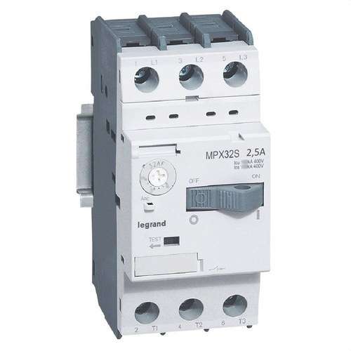 Motor Protector MPX 32S 1.6-2.5A with reference 417306 from the brand LEGRAND