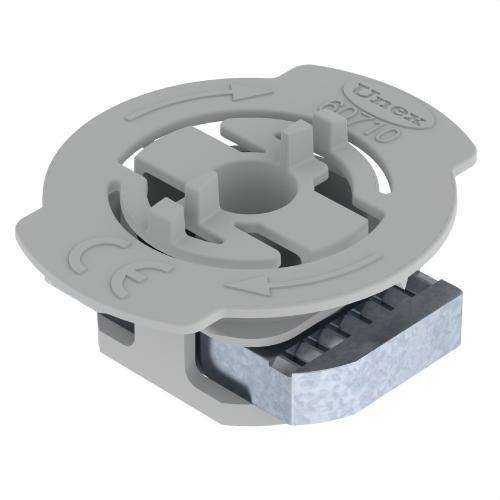 M8 Rail Nut with Spring Unex with reference 60710-C6 from the brand UNEX