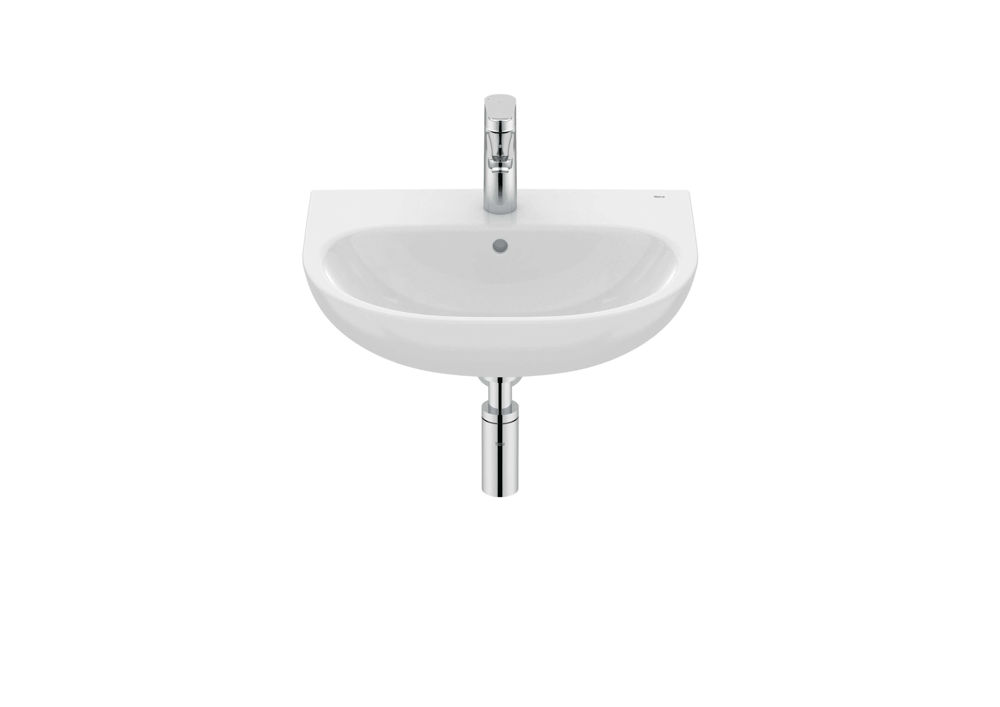 Roca Victoria 520x425mm Wall-Mounted Porcelain Basin with Fixings with reference A325V03000 from the brand ROCA