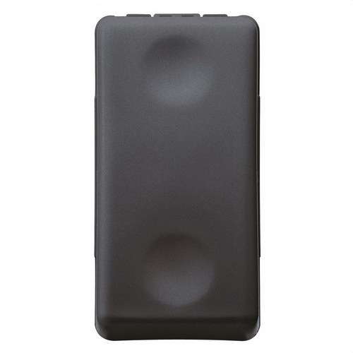 Single Pole Neutral Switch 1 Module System Black with reference GW21576 from the brand GEWISS