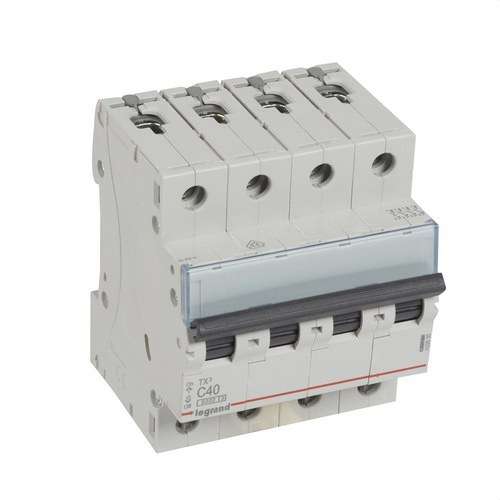 TX3 Circuit Breaker 4P 40A Curve C Curve C 6kA with reference 403630 from the brand LEGRAND