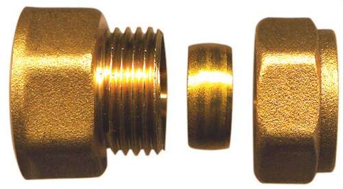 Straight Female Brass Fitting 1/2"x12mm with reference TAP00223 from the brand ATUSA
