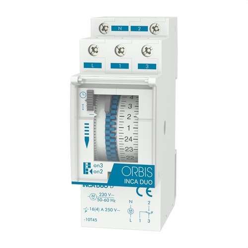 INCA DUO D 230V Analogue Timer Switch with reference OB330132 from the brand ORBIS