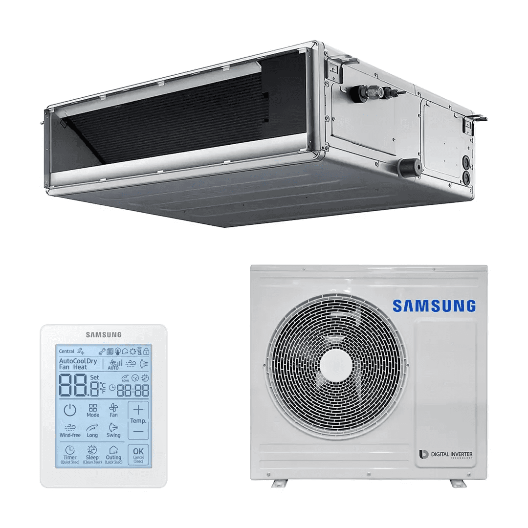 Klimatyzator kanałowy Samsung Deluxe 10 kW 34000 BTU z odnośnikiem F-AC100RXN od marki SAMSUNG