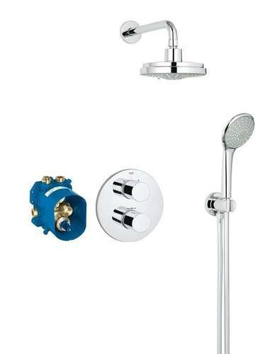 Zestaw prysznicowy Perfect Shower Set Grohtherm 3000 Cosmopolitan chrom z odnośnikiem 34399000 od marki GROHE