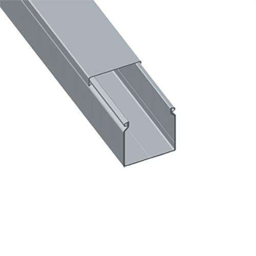 Grey Trunking U23X 60x60mm with reference 60.60.07 from the brand UNEX