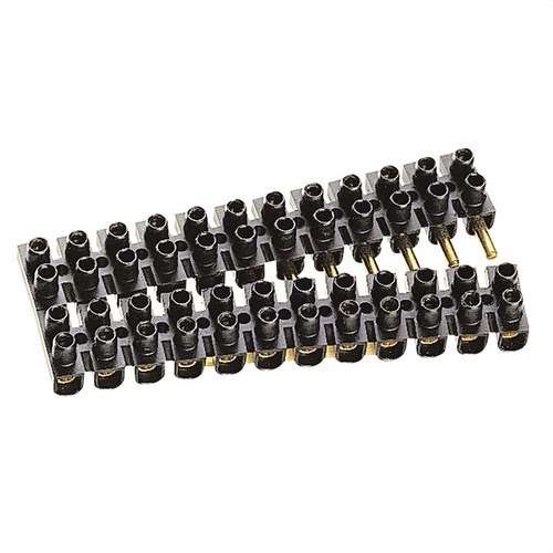 Suprem Black Connection Strip with 12 Plug-In 6mm2 Terminals with reference 034253 from the brand LEGRAND