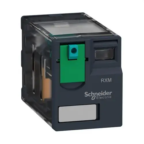 Zelio Relay Plug-in Miniature Relay 6A 4PDT 24 V DC with reference RXM4AB1BD from the brand SCHNEIDER ELECTRIC