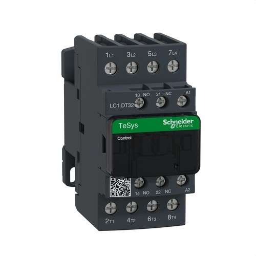 Contactor 32A AC1 4P 1 NO/1 NC 110V 50-60HZ with reference LC1DT32F7 from the brand SCHNEIDER ELECTRIC