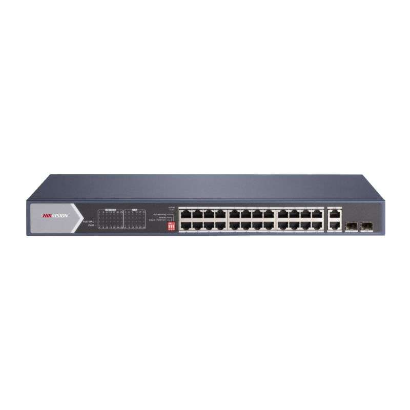 Przełącznik 24-portowy Hikvision Gigabit PoE DS-3E0528HP-E z odnośnikiem DS-3E0528HP-E od marki HIKVISION