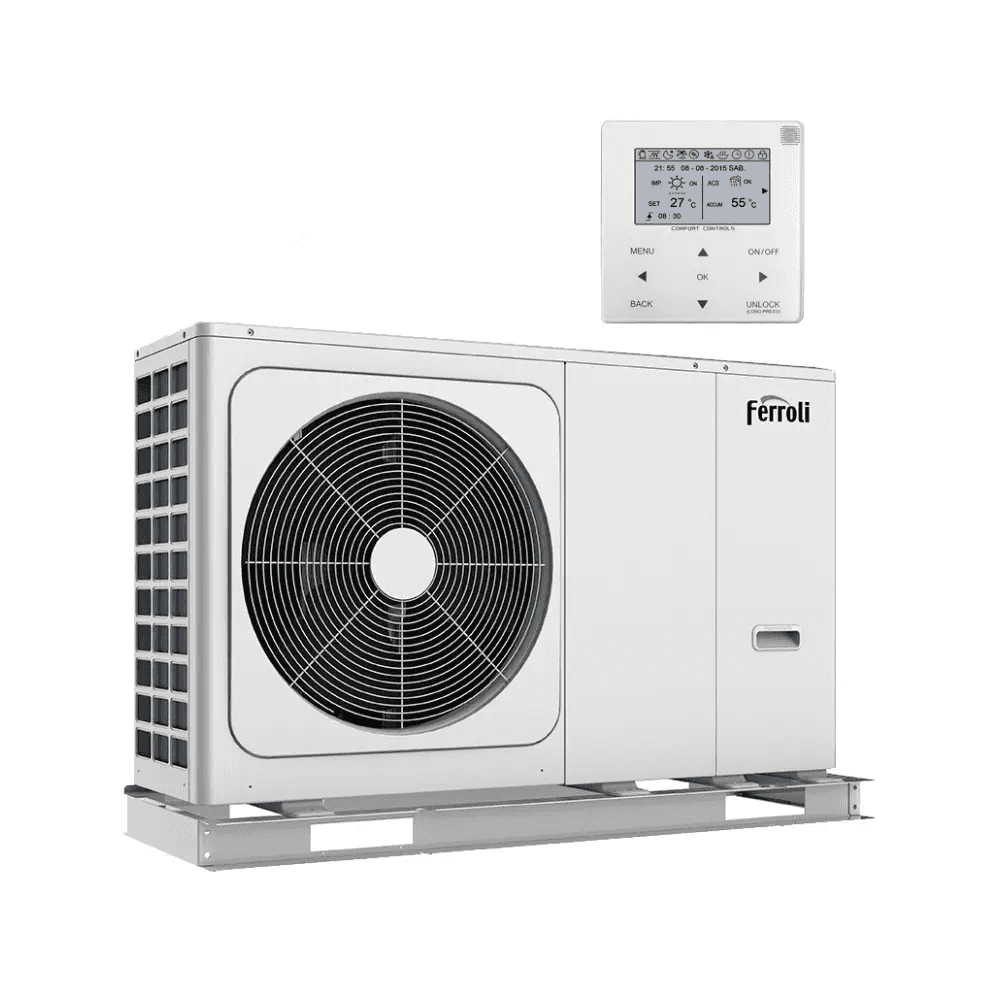 Ferroli OMNIA M 3.2 12 kW monobloc air source heat pump with reference 2CP000EF from the brand FERROLI