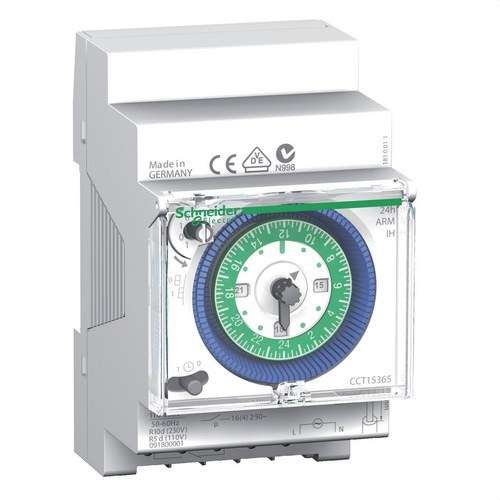 Analog Time Switch IH 24H with 3 Modules 150H 1C-16A with reference CCT15365 from the brand SCHNEIDER ELECTRIC
