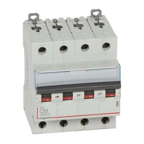 DX3 4P 50A MCB Curve C 6/10kA with reference 407933 from the brand LEGRAND