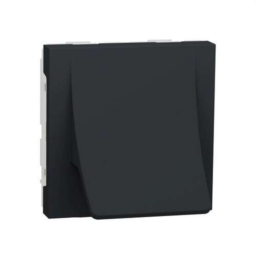 2-Module Cable Outlet Anthracite New Unica with reference NU386254 from the brand SCHNEIDER ELECTRIC