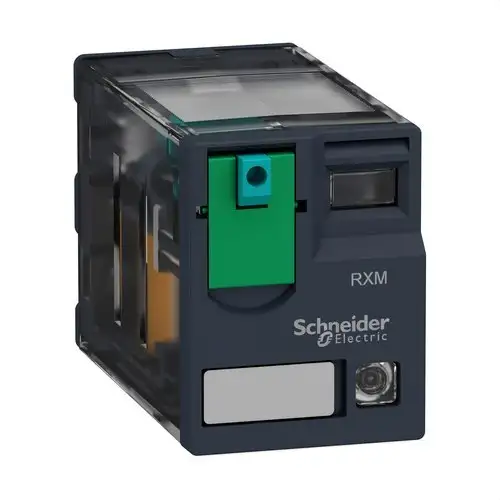 Plug-in Miniature Relay Zelio Relay 6A 4PDT LED 24 V DC with reference RXM4AB2BD from the brand SCHNEIDER ELECTRIC
