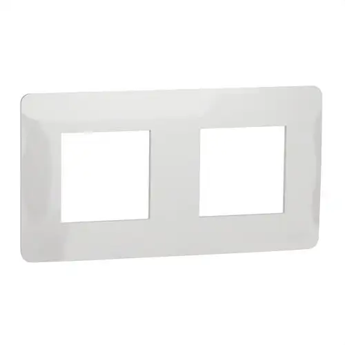 2-Element Polar White Frame New Unica Studio with reference NU200418 from the brand SCHNEIDER ELECTRIC