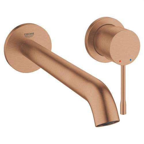 Essence Wall-Mounted Single-Lever Basin Tap 1/2" Size L Copper with reference 29193DL1 from the brand GROHE