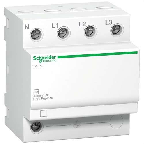 Type 2 Transient Surge Protector Acti9 iPFK65 65KA 340V 3P+N with reference A9L15586 from the brand SCHNEIDER ELECTRIC