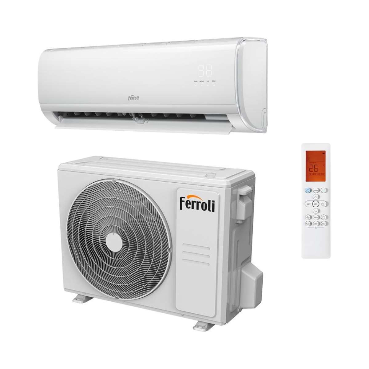 Klimatyzator z WiFi Ferroli Giada S 18 5,27 kW 18000 BTU z odnośnikiem 4B3970189 od marki FERROLI