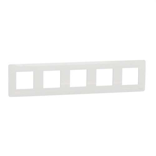 5-Element Frame New Unica Studio Polar with reference NU201018 from the brand SCHNEIDER ELECTRIC