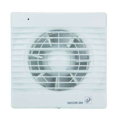 Bathroom Extractor Fan DECOR-200 C (230V 50) RE with reference 5210100300 from the brand SOLER & PALAU
