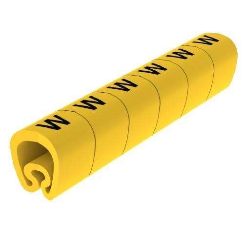 Żółte znaczniki wstępnie wycięte Ø18 PVC plastikowane z odnośnikiem 1813-W od marki UNEX