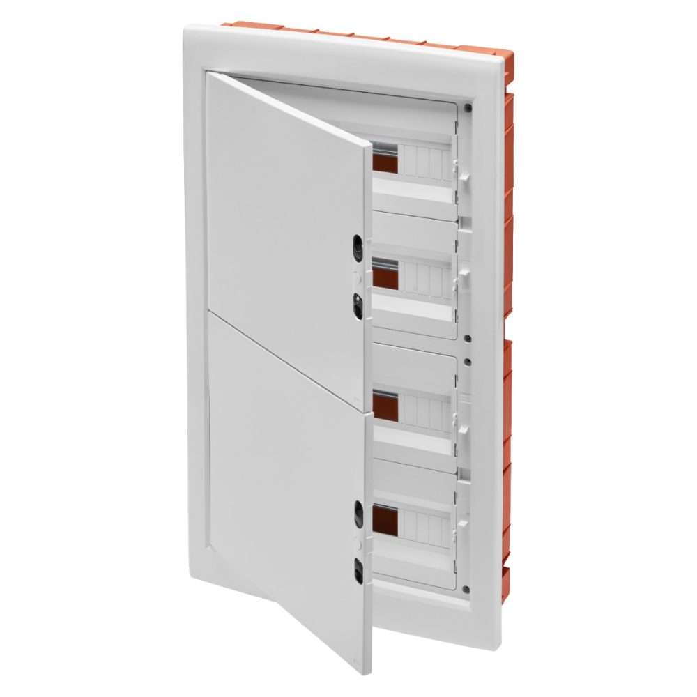 Recessed distribution board with blank door 72 modules (18x4) with reference GW40891 from the brand GEWISS
