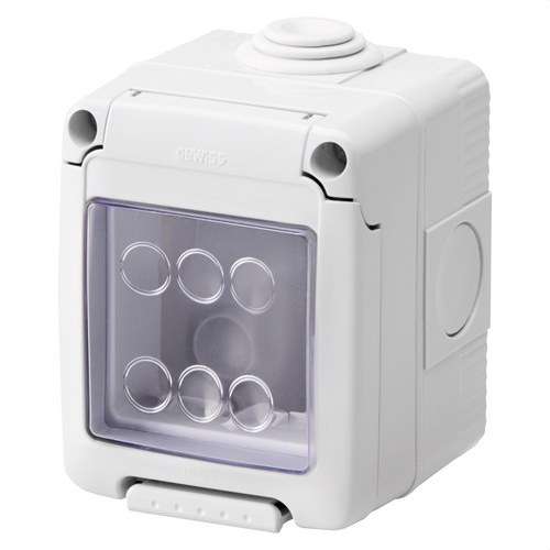 Surface Box for SYSTEM Mechanisms 2 Modules IP55 with reference GW27042 from the brand GEWISS