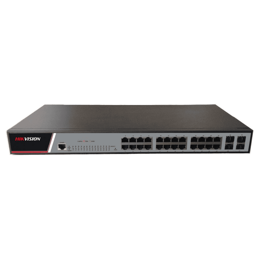 Zarządzalny switch 28-portowy Hikvision Gigabit DS-3E2528 z odnośnikiem DS-3E2528 od marki HIKVISION