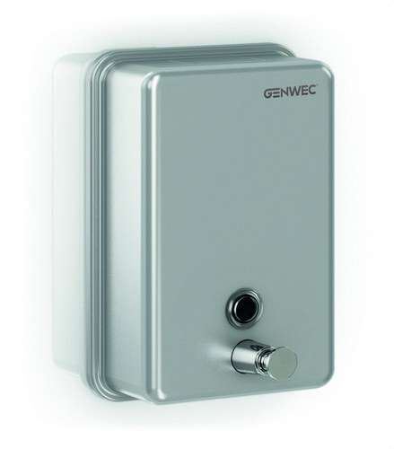 Vertical Soap Dispenser 1100ml Satin 304 Stainless Steel with reference GW04 01 04 01 from the brand GENWEC