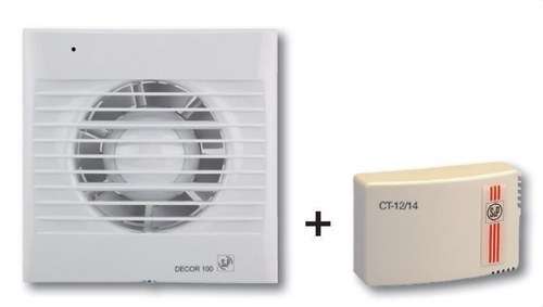 Decor-100C Bathroom Extractor Kit 12V+CT-12/14 with reference 5210306600 from the brand SOLER & PALAU