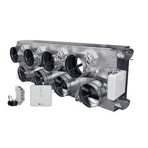 Airzone Easyzone 25 Motorized Plenum Wi-Fi Standard + VMC AZC25FUJST01L8 for Fujitsu – 8 outlets Ø200 mm (high capacity) with reference AZC25FUJST01L8 from the brand AIRZONE