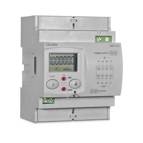 Direct Three-Phase Energy Meter Circutor CEM-C21-T1 with reference Q22411. from the brand CIRCUTOR