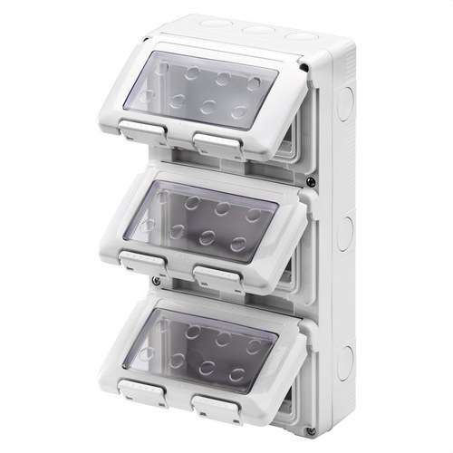 Surface Box for SYSTEM Mechanisms 12 Modules IP55 with reference GW27052 from the brand GEWISS