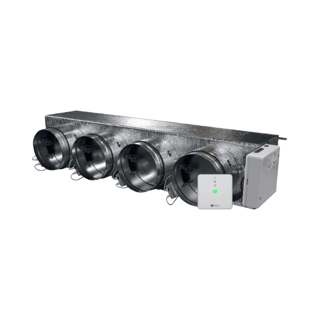 Motorized Plenum Airzone Easyzone 25 Wi-Fi Medium AZC25DAIBS07M4 for Daikin – 4 outlets Ø200 mm (medium capacity) with reference AZC25DAIBS07M4 from the brand AIRZONE