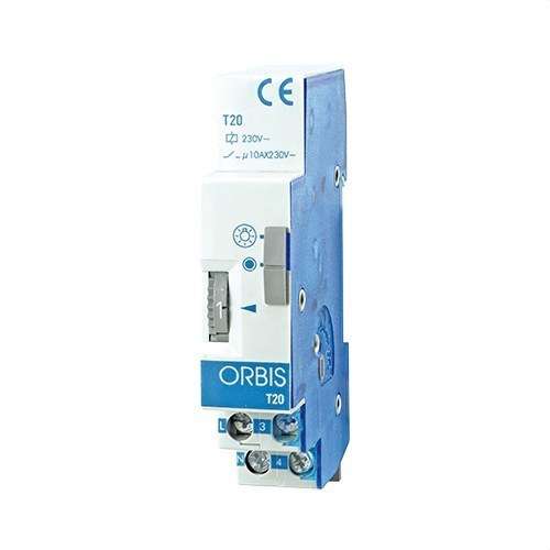 Modular Clockwork Mechanism T-20 230V DIN RAIL 45 seconds to 7 minutes with reference OB062031 from the brand ORBIS