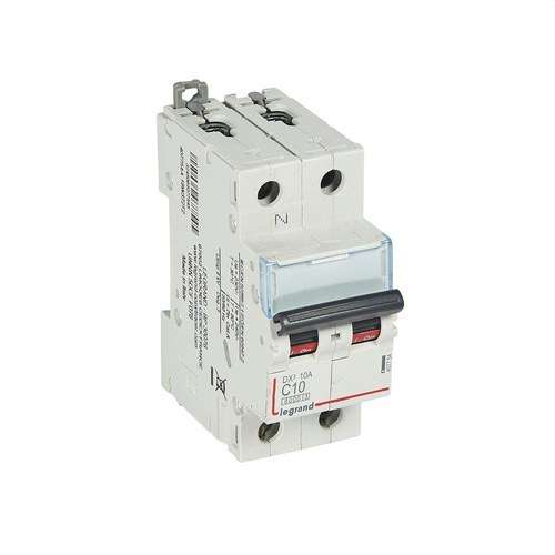 DX3 Circuit Breaker 1P+N 10A Curve C 6/10kA with reference 407754 from the brand LEGRAND