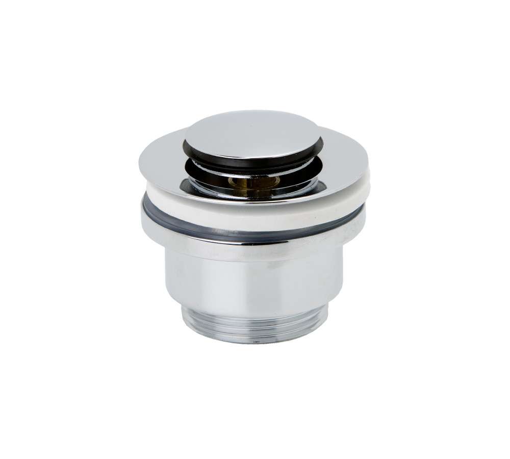 Universal drain valve with "Click" system chrome with reference 100205 45 from the brand GENEBRE