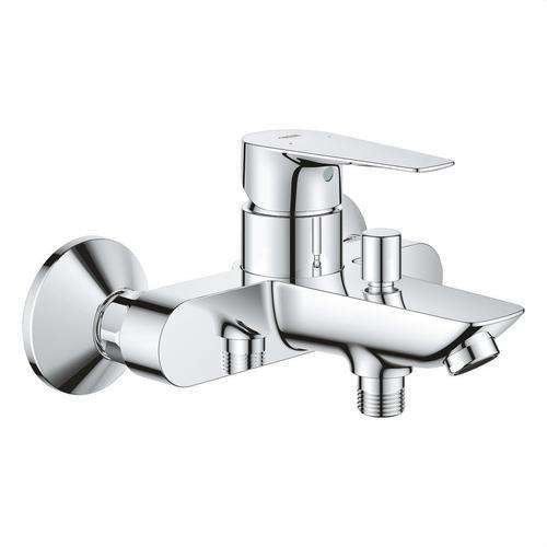 Single-lever shower and bath tap Bauedge chrome with reference 23604001 from the brand GROHE