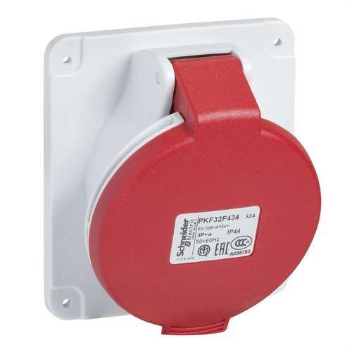 Podstawa wpuszczana skośna 32A 3P+TT 380-415V IP44 z odnośnikiem PKF32F434 od marki SCHNEIDER ELECTRIC