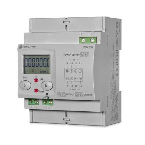 Three-phase direct energy meter with communications CEM-C21-485-T1 with reference Q22421. from the brand CIRCUTOR